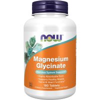 Now Foods Magnesium Glycinate Highly Absorbable Form Tablets, 180 Tablets